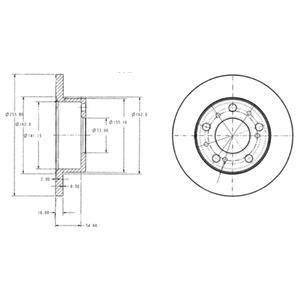 Тормозные диски Delphi BG2253