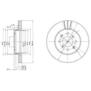 Тормозные диски Delphi BG2615