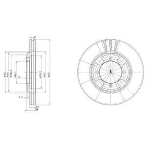 Диск тормозной Delphi BG2628