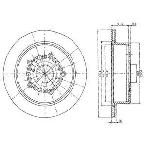 Тормозные диски Delphi BG2662