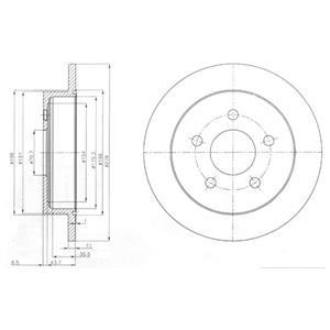 Тормозные диски Delphi BG3143 (фото 1)