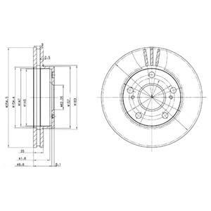 Тормозные диски Delphi BG3172