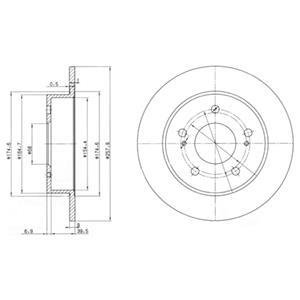 Тормозные диски Delphi BG3248