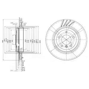 Тормозной диск Delphi BG3831