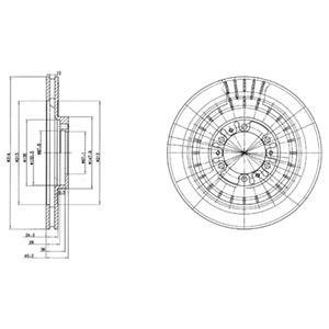 Тормозные диски Delphi BG3847