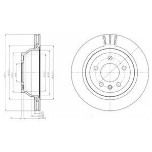 Тормозные диски Delphi BG3894