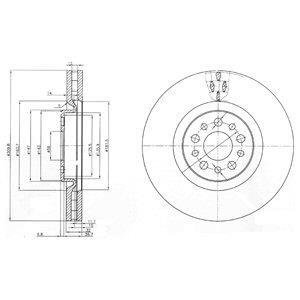 Тормозные диски Delphi BG3898