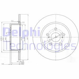 Диск тормозной Delphi BG3922