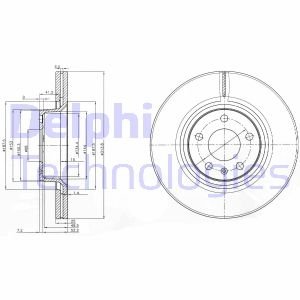 Диск тормозной Delphi BG3942