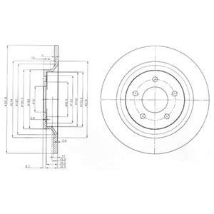 Тормозные диски Delphi BG4026