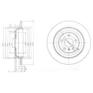 Тормозной диск Delphi BG4031