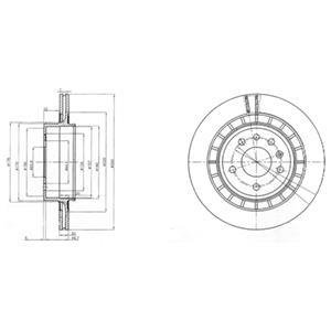 Тормозной диск Delphi BG4046