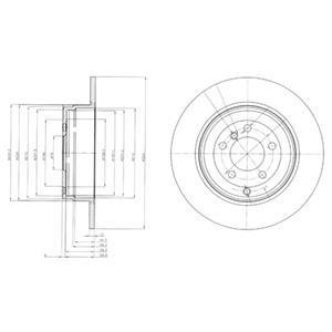 Тормозные диски Delphi BG4066 (фото 1)