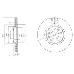 Тормозные диски Delphi BG4150 (фото 1)