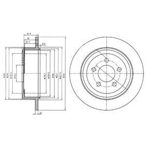 Тормозные диски Delphi BG4159