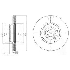 Диск тормозной Delphi BG4277 (фото 1)