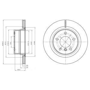 Диск тормозной Delphi BG4293C