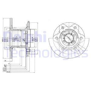 Тормозные диски Delphi BG429