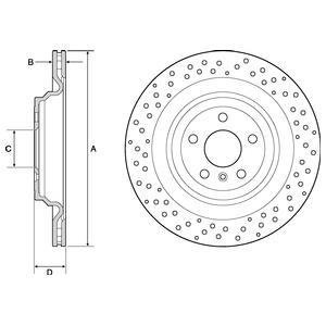 Диск гальмівний Delphi BG4699C