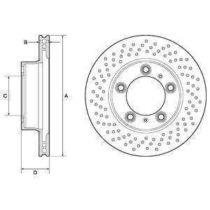 Тормозной диск Delphi BG4769C