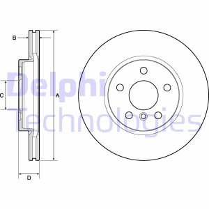 Диск тормозной Delphi BG4777C (фото 1)