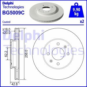 Диск тормознойPRZOD Delphi BG5009C (фото 1)