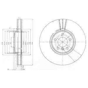Гальмівний диск Delphi BG9004 (фото 1)