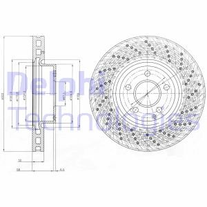 Диск тормозной Delphi BG9076C (фото 1)