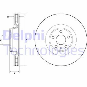 Гальмівний диск Delphi BG9172C