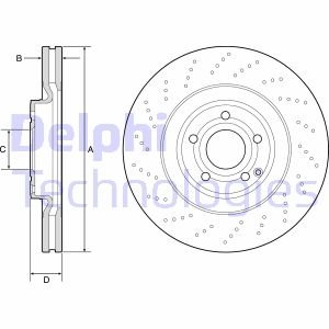 Диск тормозной Delphi BG9192C (фото 1)