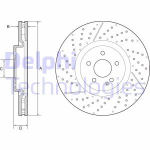 Диск тормозной Delphi BG9229C (фото 1)