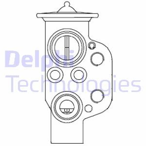 Терморегулирующий вентиль AC Delphi CB1004V