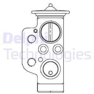 Терморегулирующий вентиль Delphi CB1009V