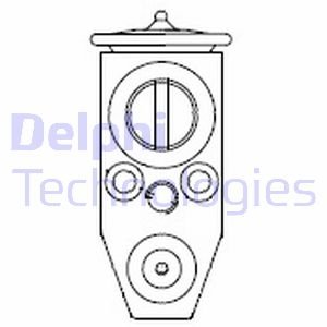 Терморегулирующий вентиль AC Delphi CB1016V