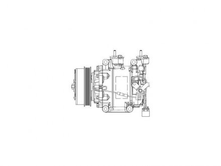 Компрессор кондиционера Delphi CS20515