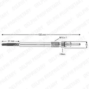 СВЕЧКА РАЗЖАРЕНИЯ Delphi HDS384