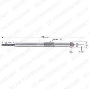 СВЕЧКА РАЗЖАРЕНИЯ Delphi HDS421