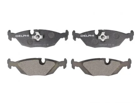 Тормозные колодки, дисковые Delphi LP0576