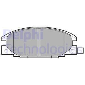 Гальмівні колодки, дискові Delphi LP0629