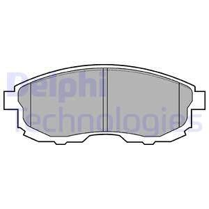 Тормозные колодки, дисковые Delphi LP0812