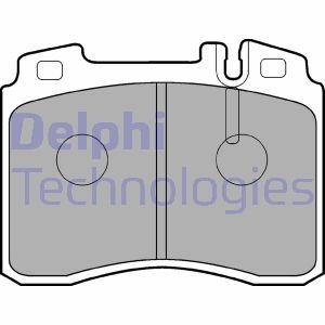 Дисковые тормозные колодки, комплект Delphi LP0844