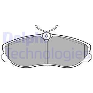 Тормозные колодки, дисковые Delphi LP0847