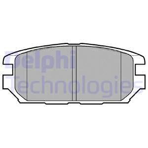 Тормозные колодки, дисковые Delphi LP0921