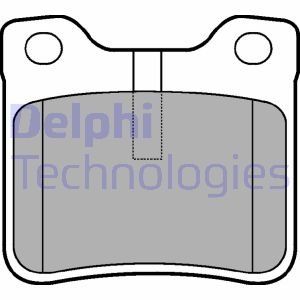 Тормозные колодки, дисковые Delphi LP0991
