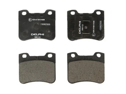 Тормозные колодки, дисковые Delphi LP1051