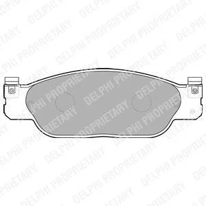 Тормозные колодки Delphi LP1468
