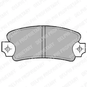 Гальмівні(тормозні) колодки Delphi LP146