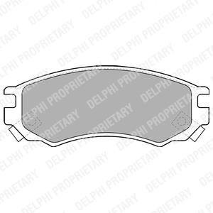 Гальмівні(тормозні) колодки Delphi LP1506