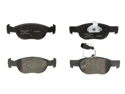 Тормозные колодки, дисковые Delphi LP1585