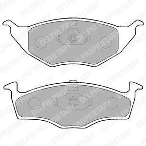 Тормозные колодки Delphi LP1675